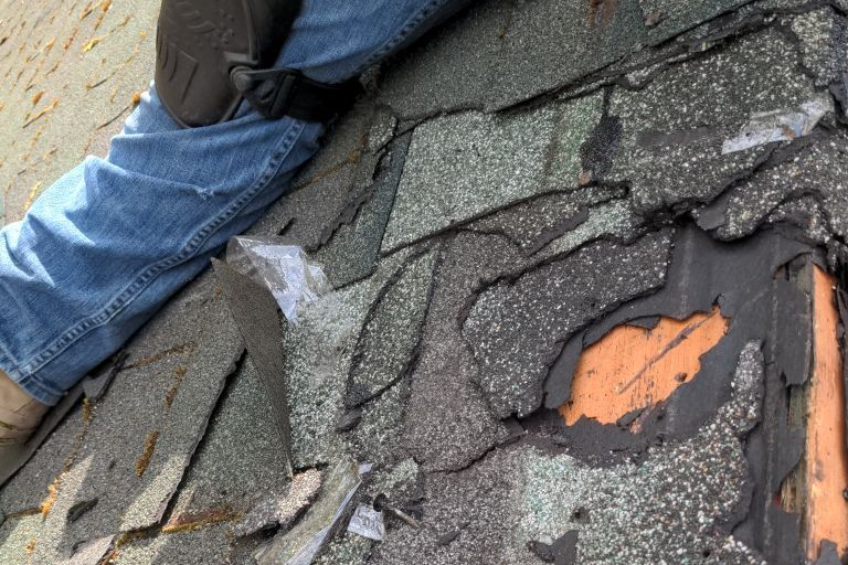 5 Layers Of Old Roofing Shingles