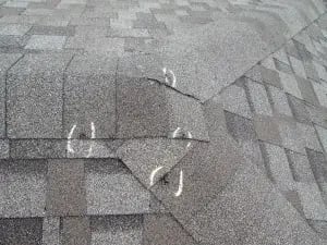 Hail Damage To Roof (lifetime Quality Roofing)