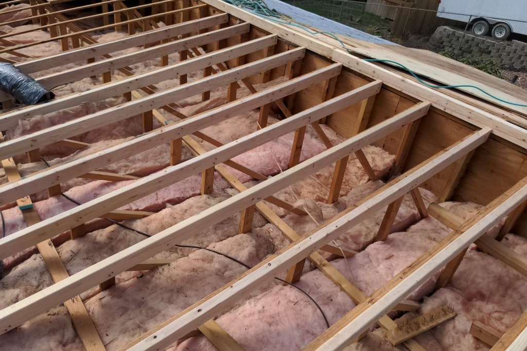 New Trusses For The Roof
