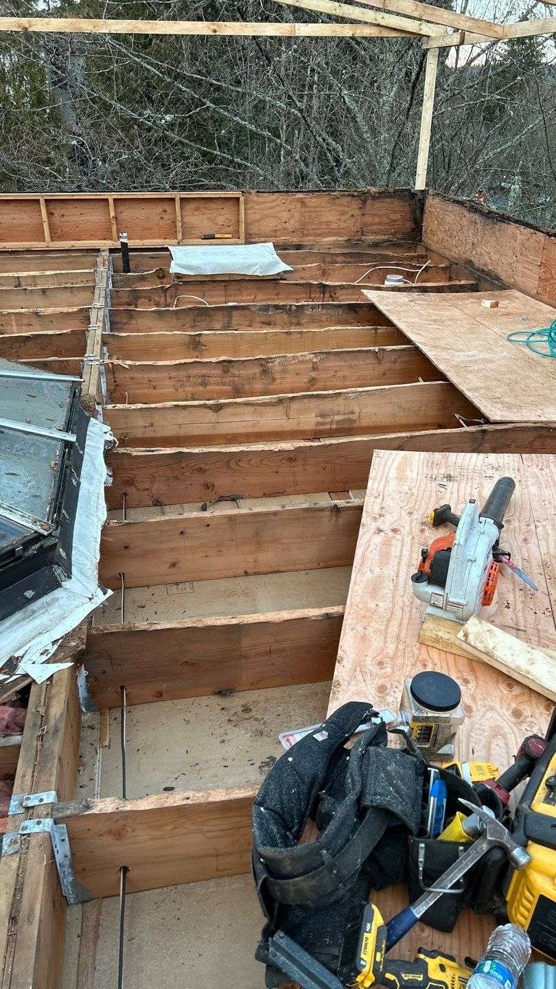 Preparing the Wood Beams