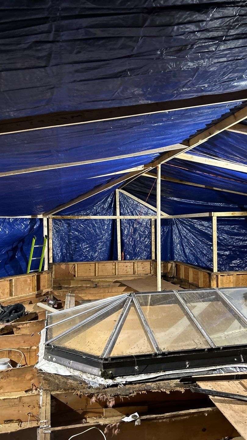 Protecting the Exposed Wood During the Roofing Job
