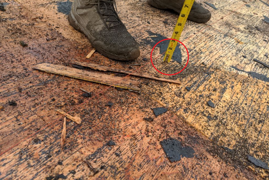 Roof Deck Sagging Two Inches