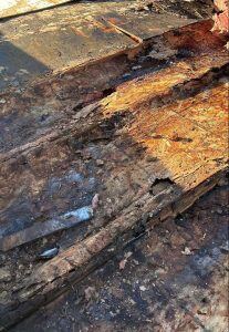 Flat Roof Rotten Wood From Condensation
