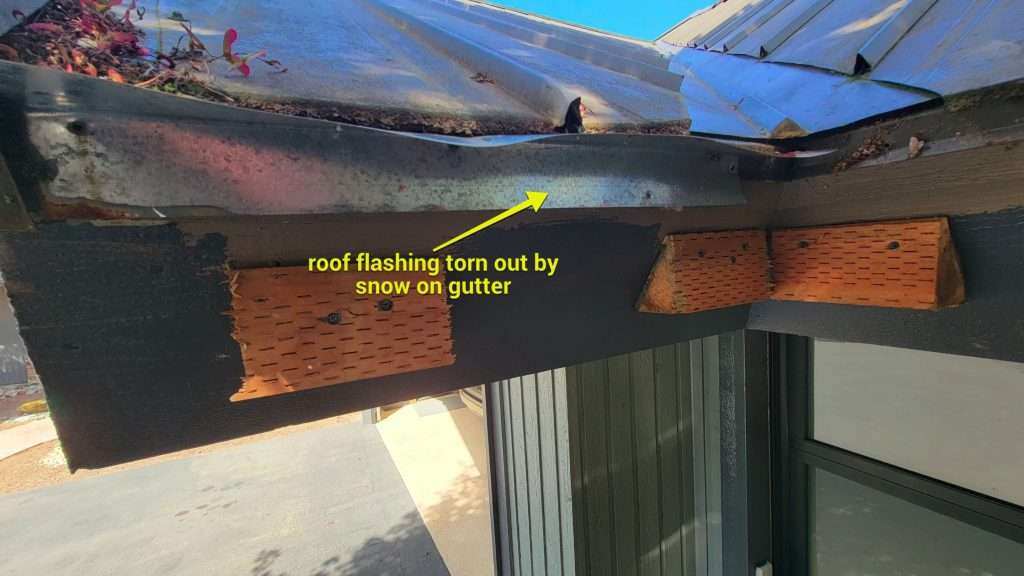 Gutter Ripped Down By Weight Of Snow And Ice North Bend Roofsmart Rescue