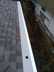 Scupper On A Built In Gutter