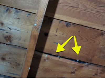 Shiplap Nails Blowing Through Gaps Seattle Roofsmart