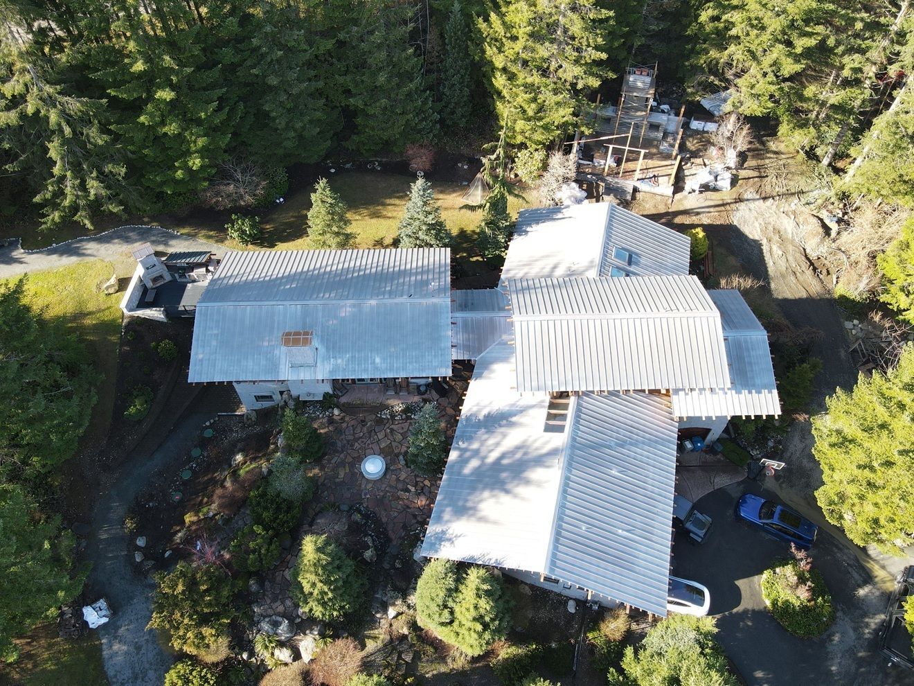 Standing Seam - Zinc Panel - North Bend