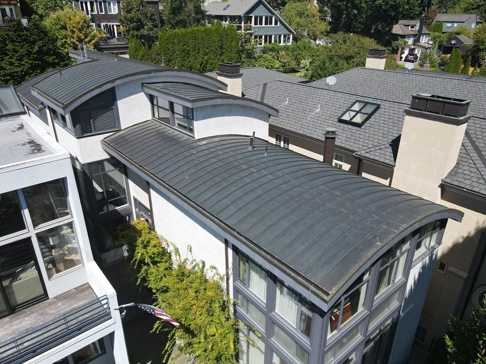 Copper Standing Seam - Seattle - Barrel Roof