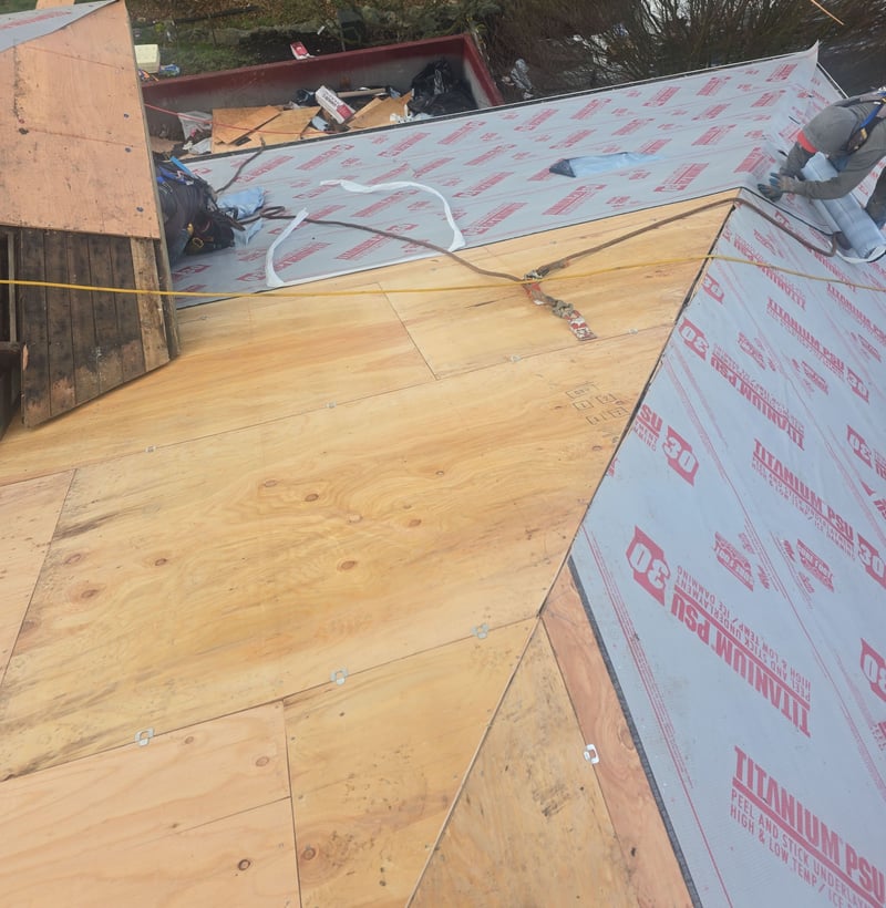 installing underlayment under euroshield roof
