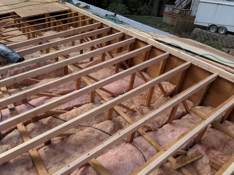 manufactured home framing after