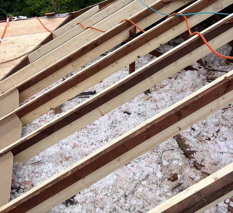 upgraded attic framing