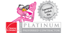 Owens Corning Platinum Preferred contractor badge