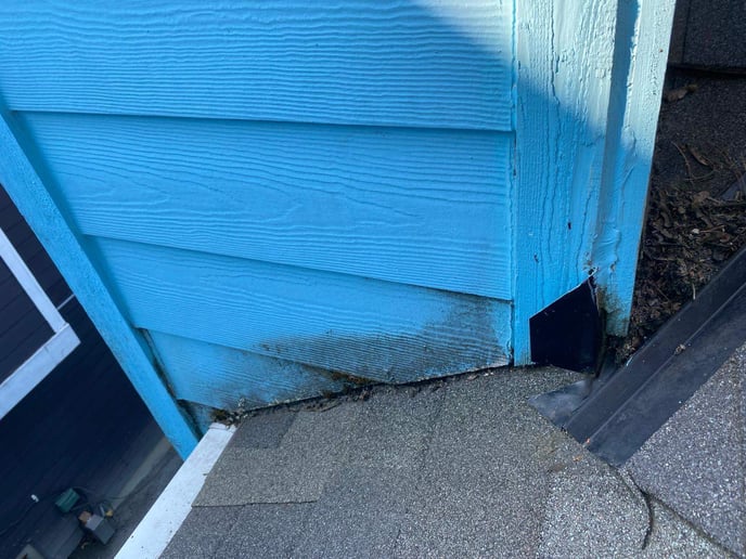 chimney chase siding gap