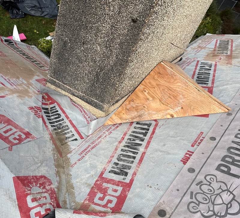chimney cricket installation