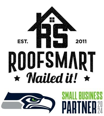RoofSmart and Seattle Seahawks Small Business Partner logo