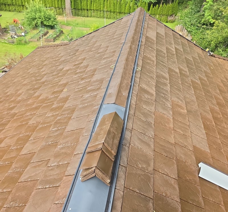 euroshield ridge shingle install