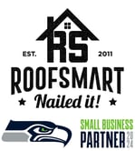 RoofSmart and Seahawks Combined Logo