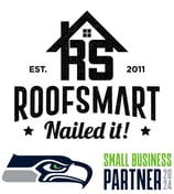 RoofSmart and Seahawks Combined Logo