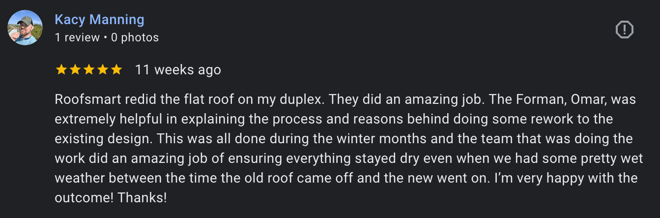 roofsmart review flat roof