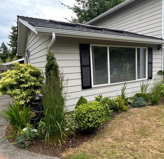 built-in gutter conversion- final result