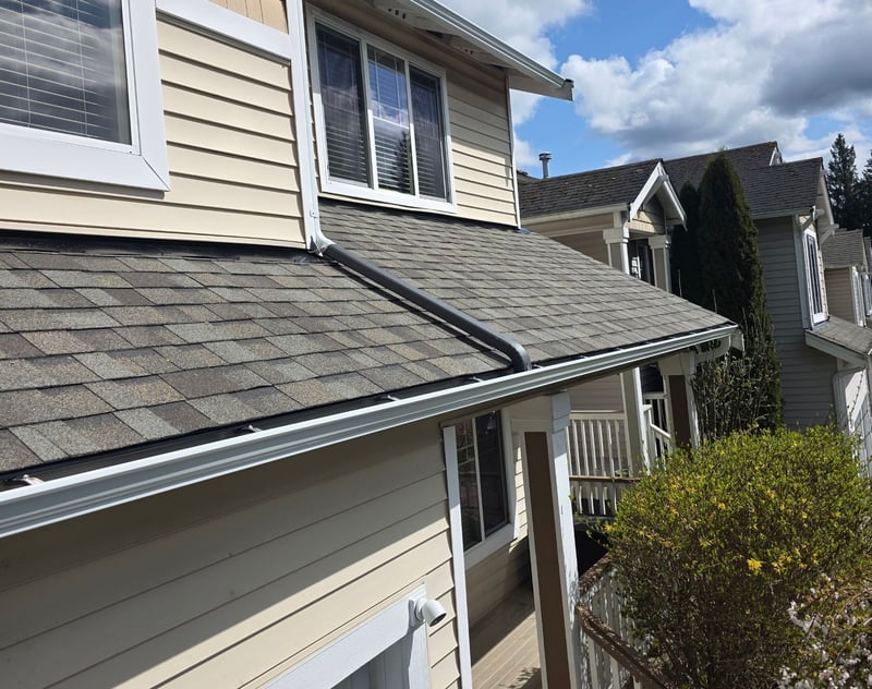downspout tie in