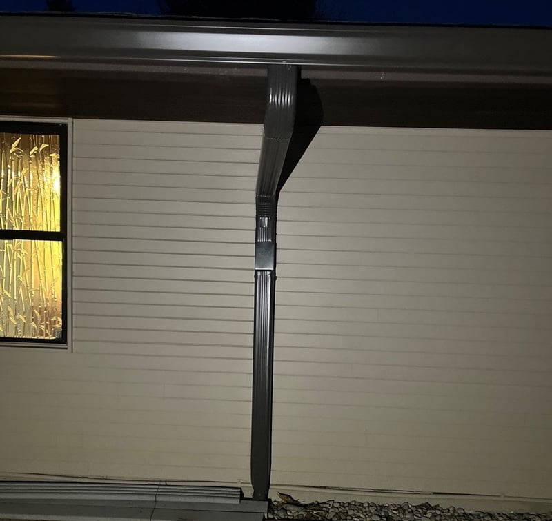 downspout- bigger option