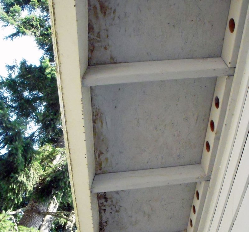gutter on rafter tails rot