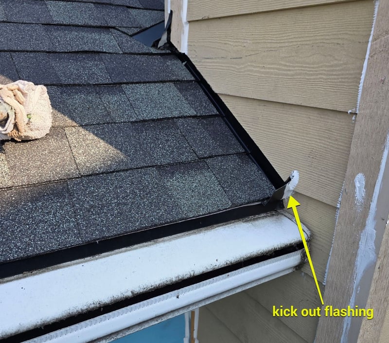 new kickout flashing