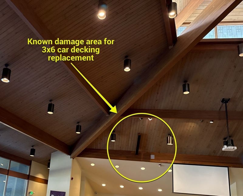 condensation in church roof