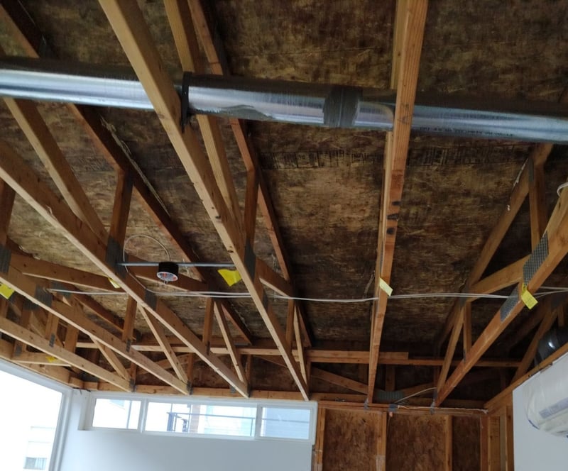 flat roof no insulation mold and rot