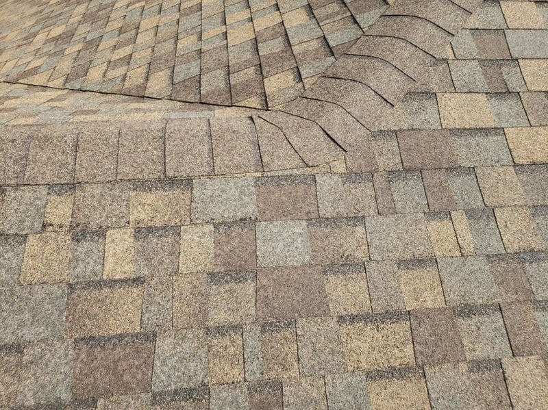 granule loss top of roof