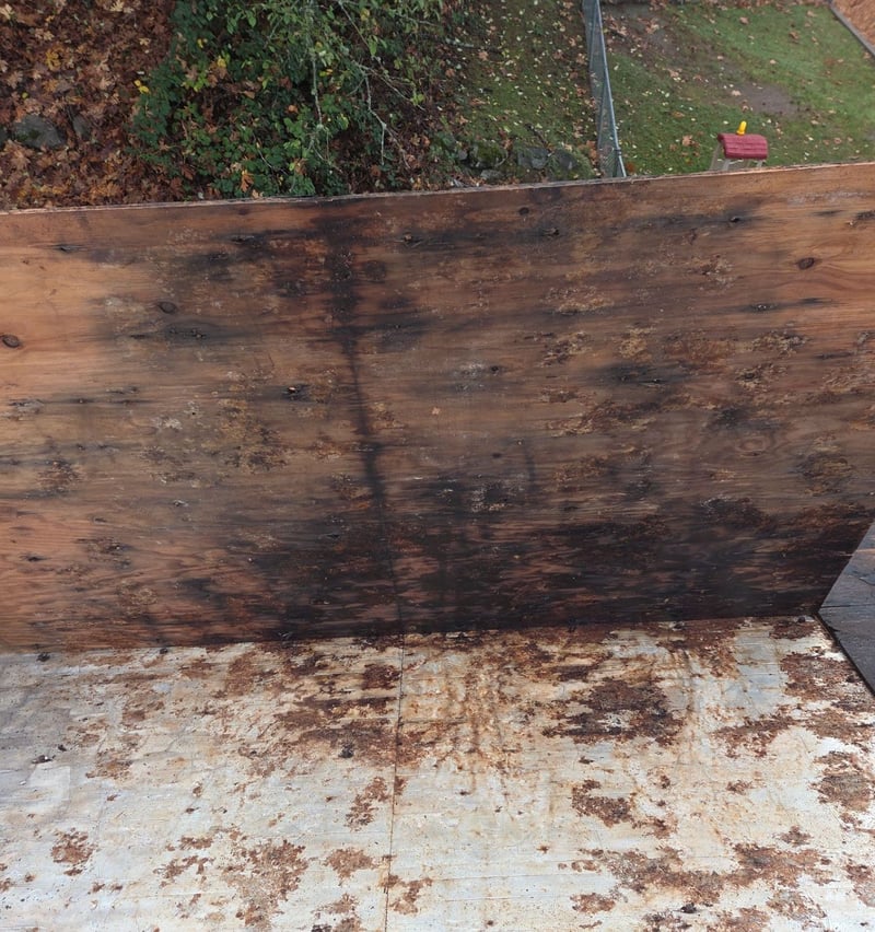 rotting plywood from condensation