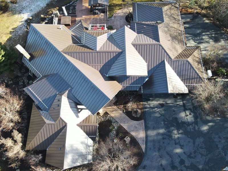 Standing Seam - Pencil Rib - Classic Brown (1)