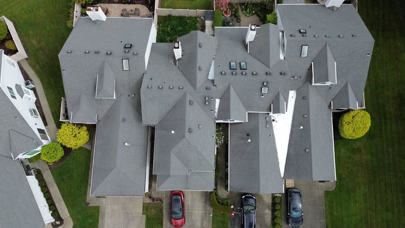 Multifamily drone shot