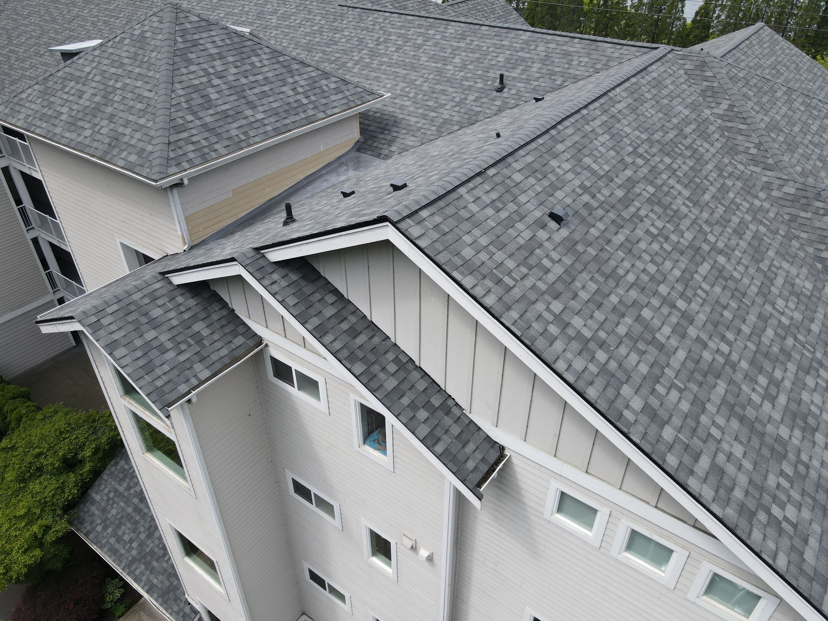mulit-family new asphalt shingles