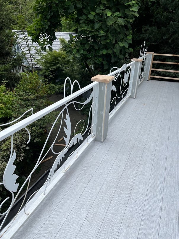 fancy custom railing