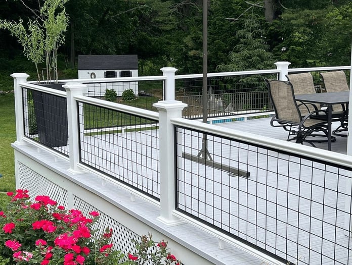 hog fencing railing