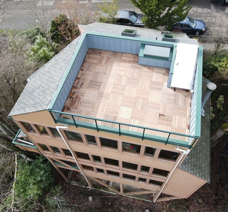 rooftop deck