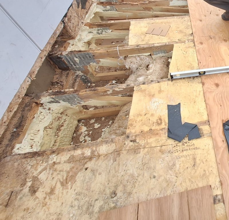 spray foam rooftop deck