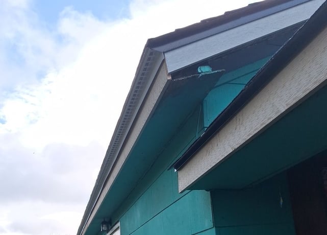 Drip Edge Vent above fascia board