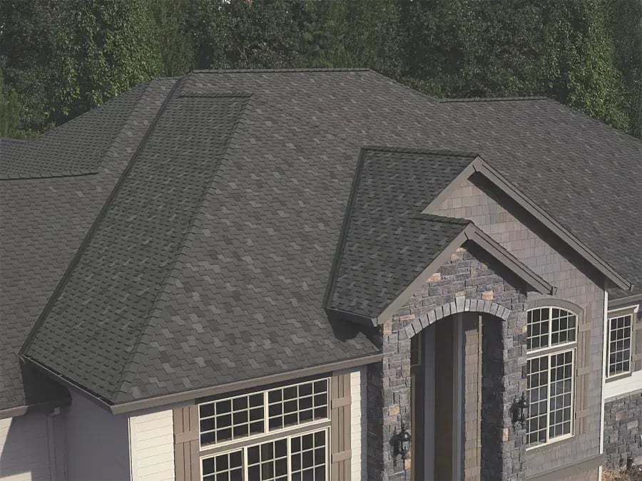 Owens-Corning-Woodmoor®-Granite-RoofSmart