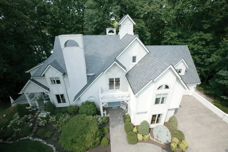 KW Aged Cedar Stamped Metal Roof