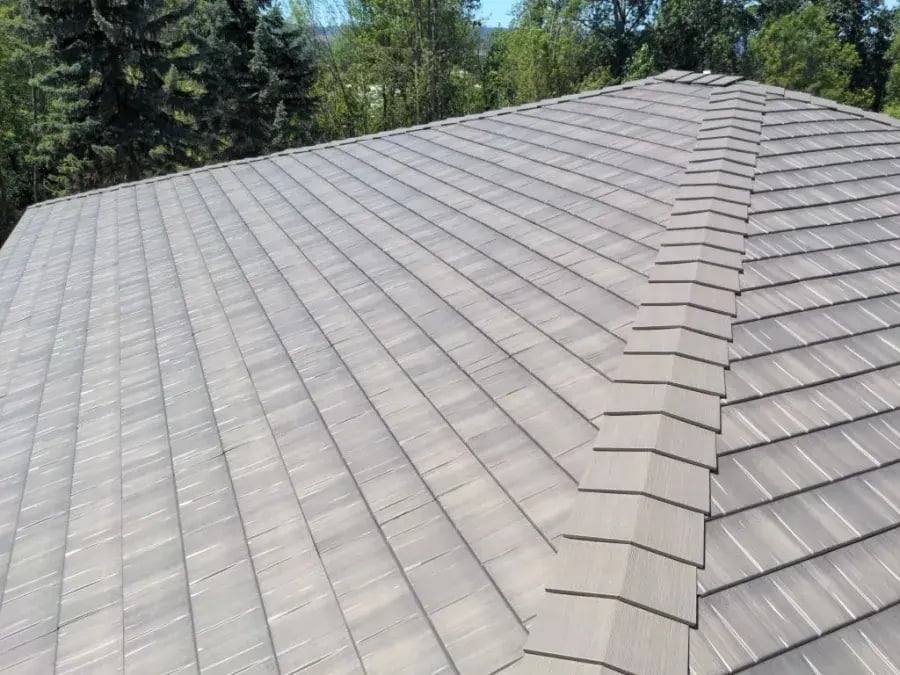 Stamped-Metal-Roof-Wood-Shingle-Style-Kent-Washington-RoofSmart